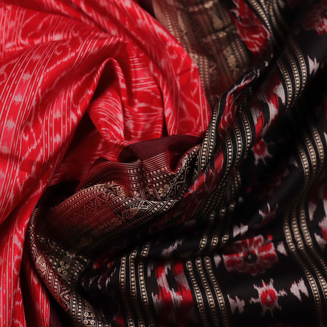 Sambalpuri Handloom Silk Saree - Luxurious Pata