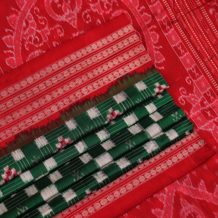 Sambalpuri Handloom Silk Saree - Elegant Pasapalli