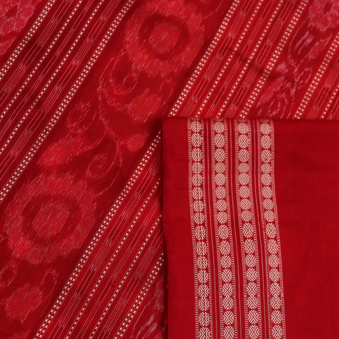 Sambalpuri Handloom Silk Saree - Elegant Pasapalli