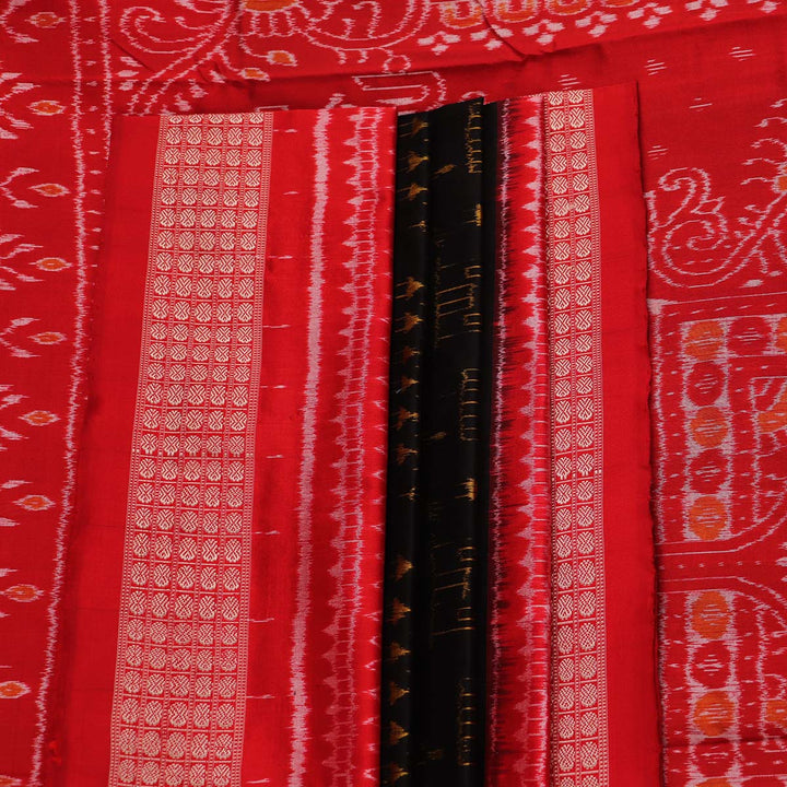 Sambalpuri Handloom Silk Saree - Luxurious Pata