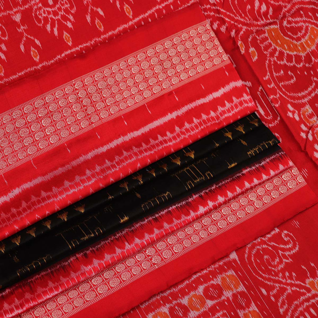 Sambalpuri Handloom Silk Saree - Luxurious Pata