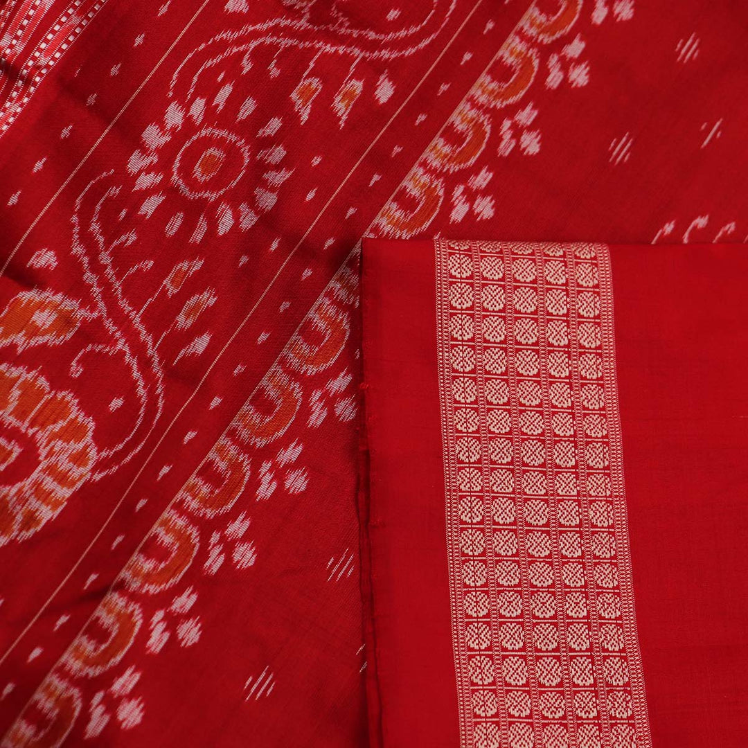 Sambalpuri Handloom Silk Saree - Luxurious Pata
