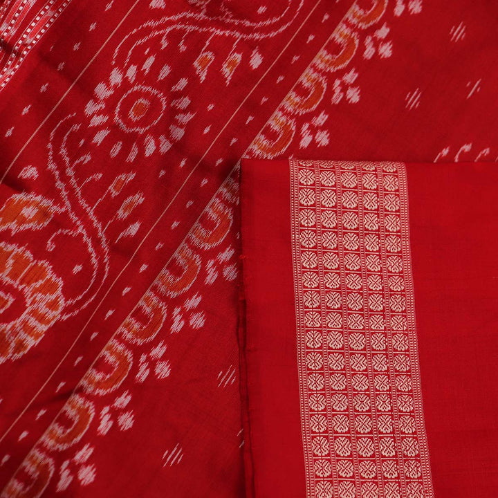 Sambalpuri Handloom Silk Saree - Luxurious Pata