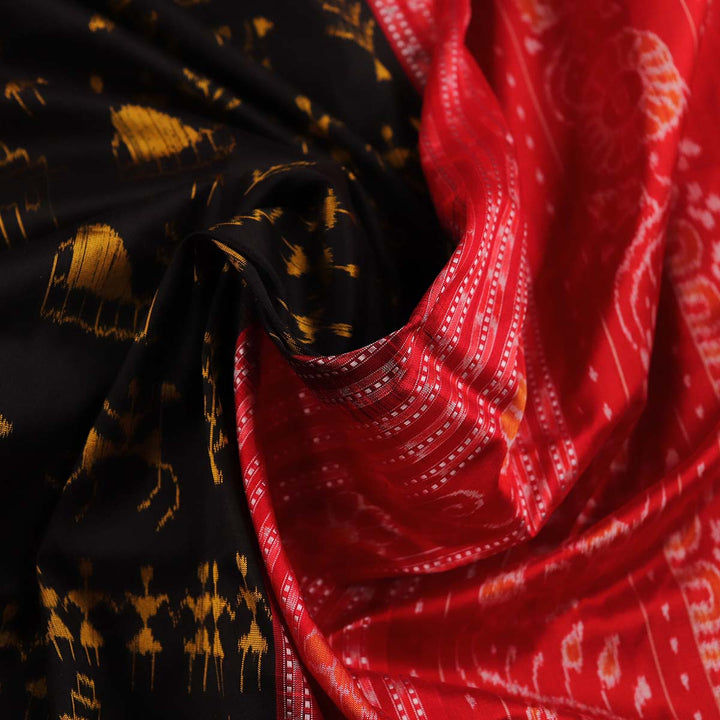 Sambalpuri Handloom Silk Saree - Luxurious Pata