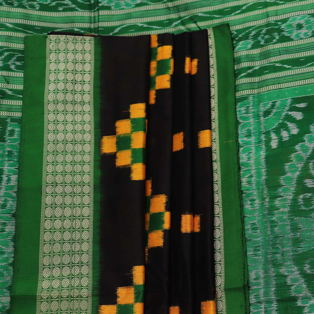 Sambalpuri Handloom Silk Saree - Elegant Pasapalli