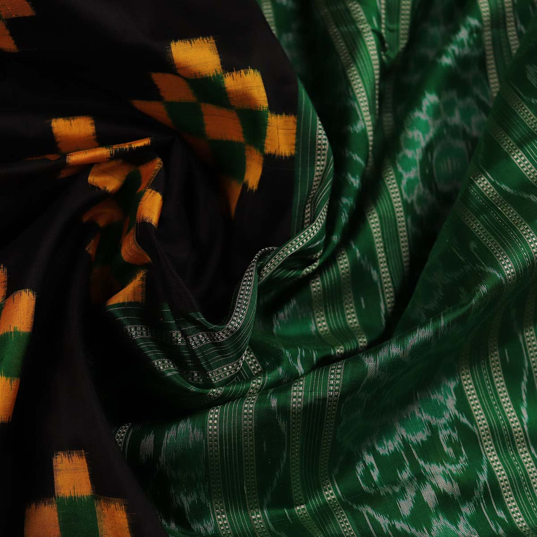 Sambalpuri Handloom Silk Saree - Elegant Pasapalli