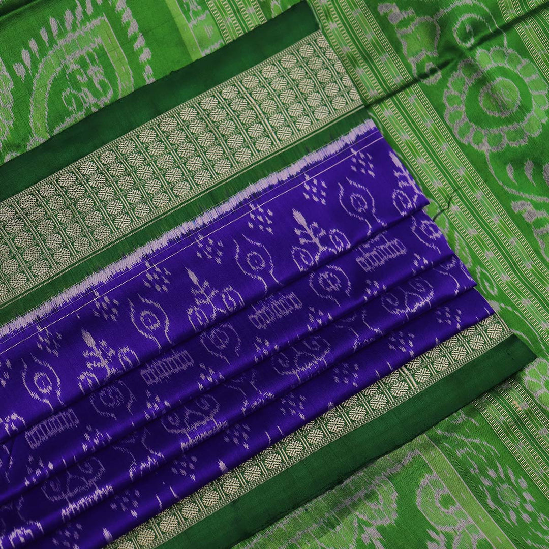 Sambalpuri Handloom Silk Saree - Luxurious Pata