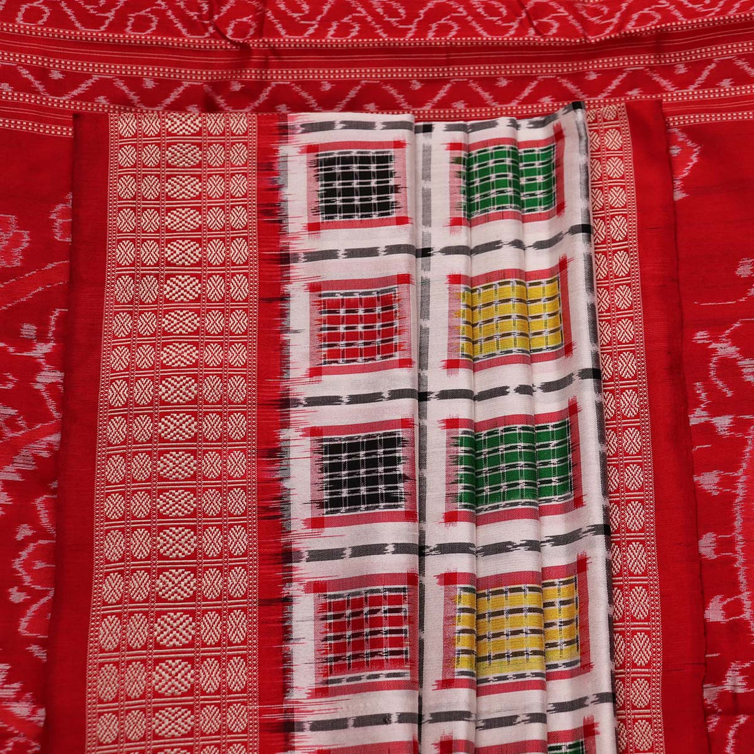 Sambalpuri Handloom Silk Saree - Luxurious Pata