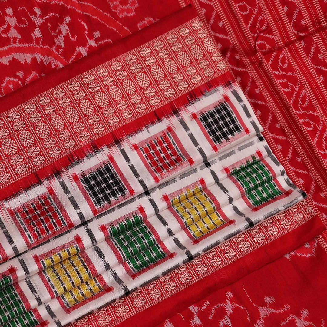 Sambalpuri Handloom Silk Saree - Luxurious Pata