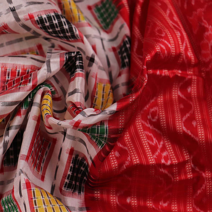 Sambalpuri Handloom Silk Saree - Luxurious Pata