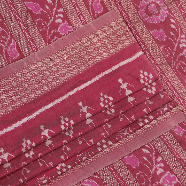 Sambalpuri Handloom Silk Saree - Luxurious Pata