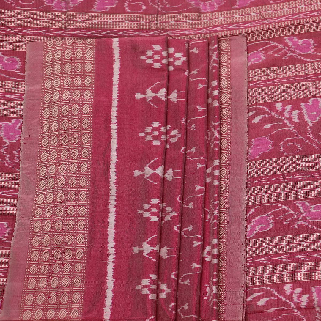 Sambalpuri Handloom Silk Saree - Luxurious Pata