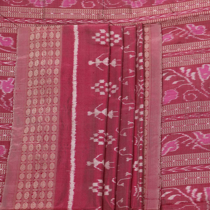 Sambalpuri Handloom Silk Saree - Luxurious Pata