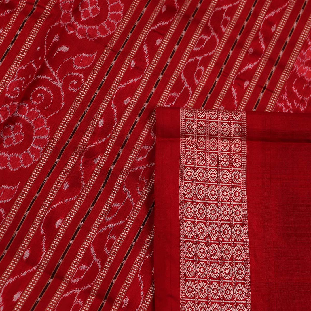 Sambalpuri Handloom Silk Saree - Elegant Pasapalli