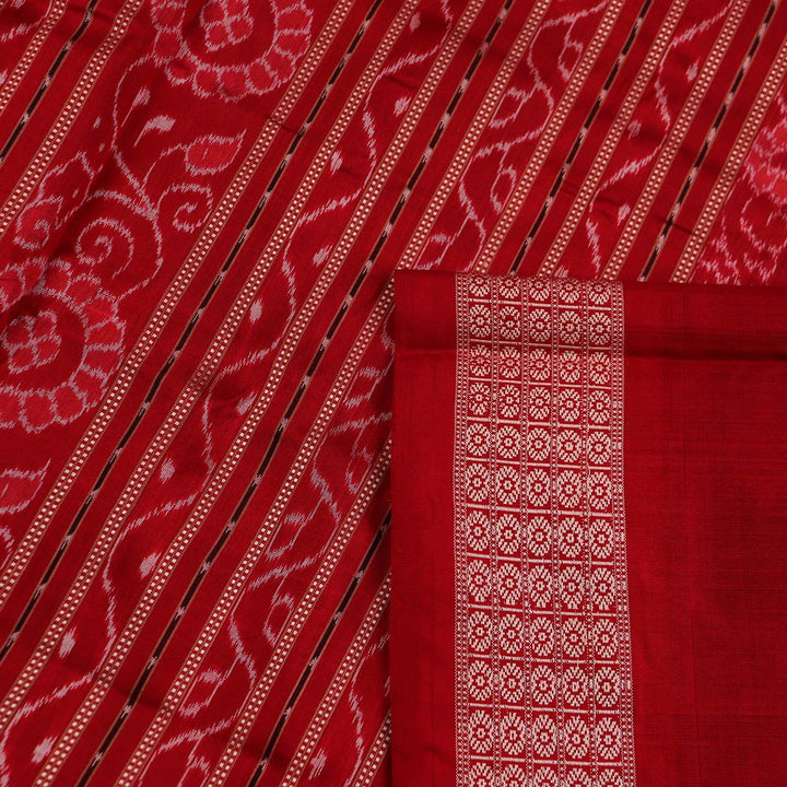 Sambalpuri Handloom Silk Saree - Elegant Pasapalli