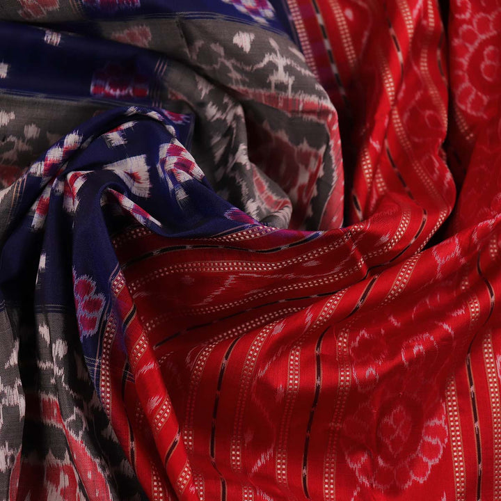 Sambalpuri Handloom Silk Saree - Elegant Pasapalli