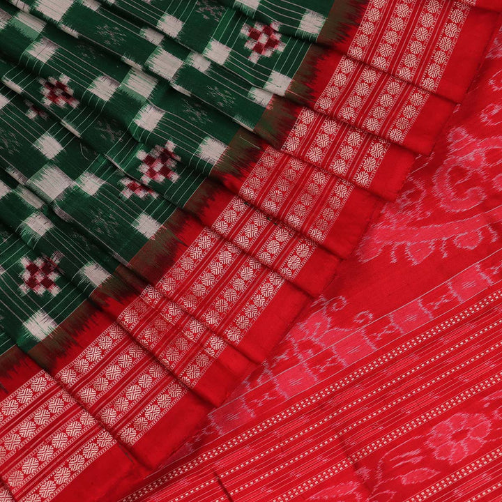Sambalpuri Handloom Silk Saree - Elegant Pasapalli