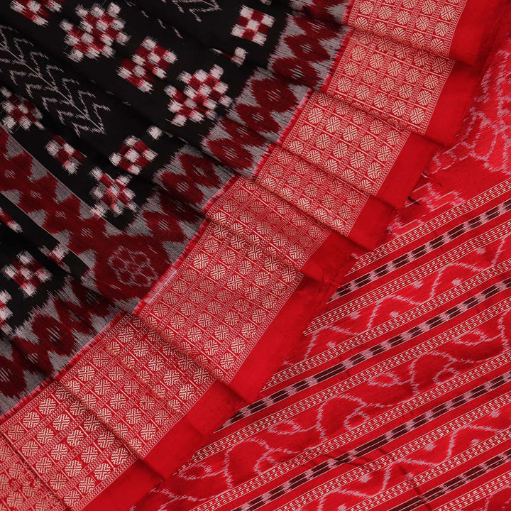 Sambalpuri Handloom Silk Saree - Luxurious Pata