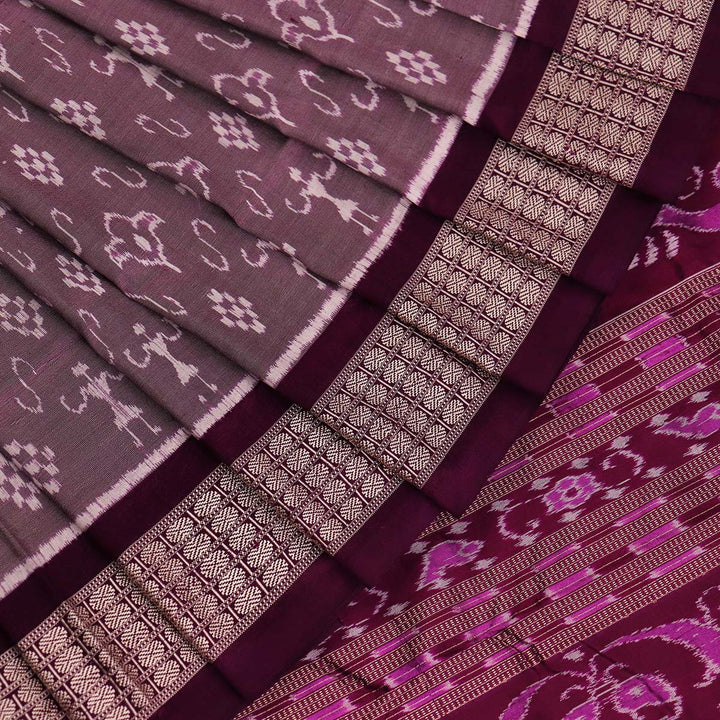 Sambalpuri Handloom Silk Saree - Luxurious Pata