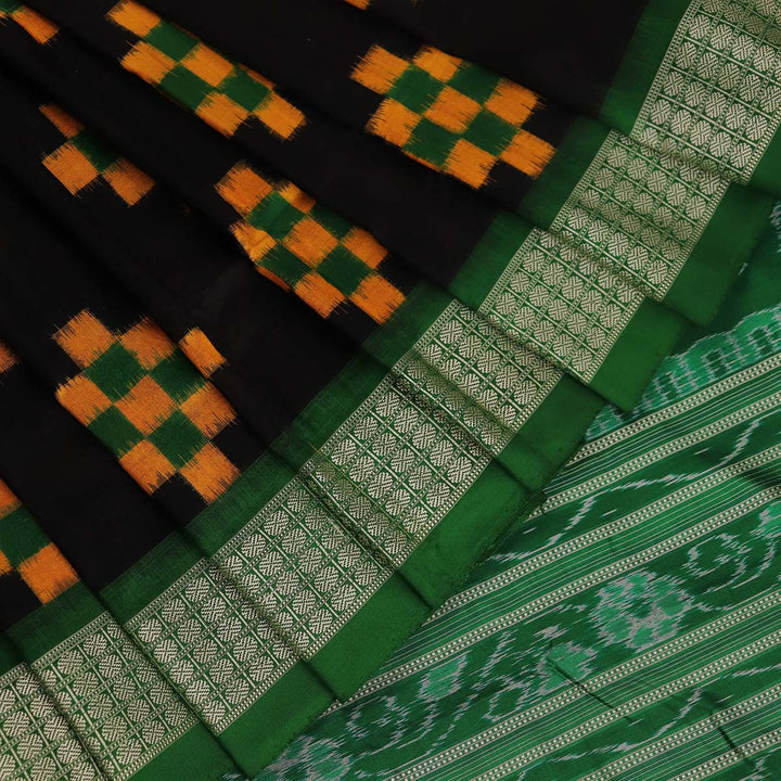 Sambalpuri Handloom Silk Saree - Elegant Pasapalli