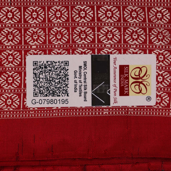 Sambalpuri Handloom Silk Saree - Elegant Pasapalli