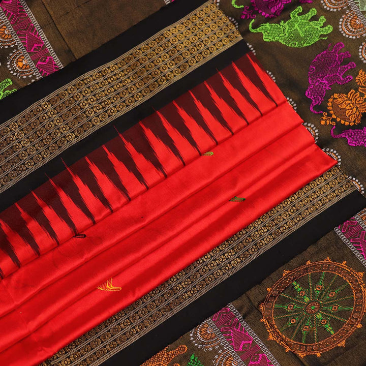 Handloom Silk Bomkai Saree