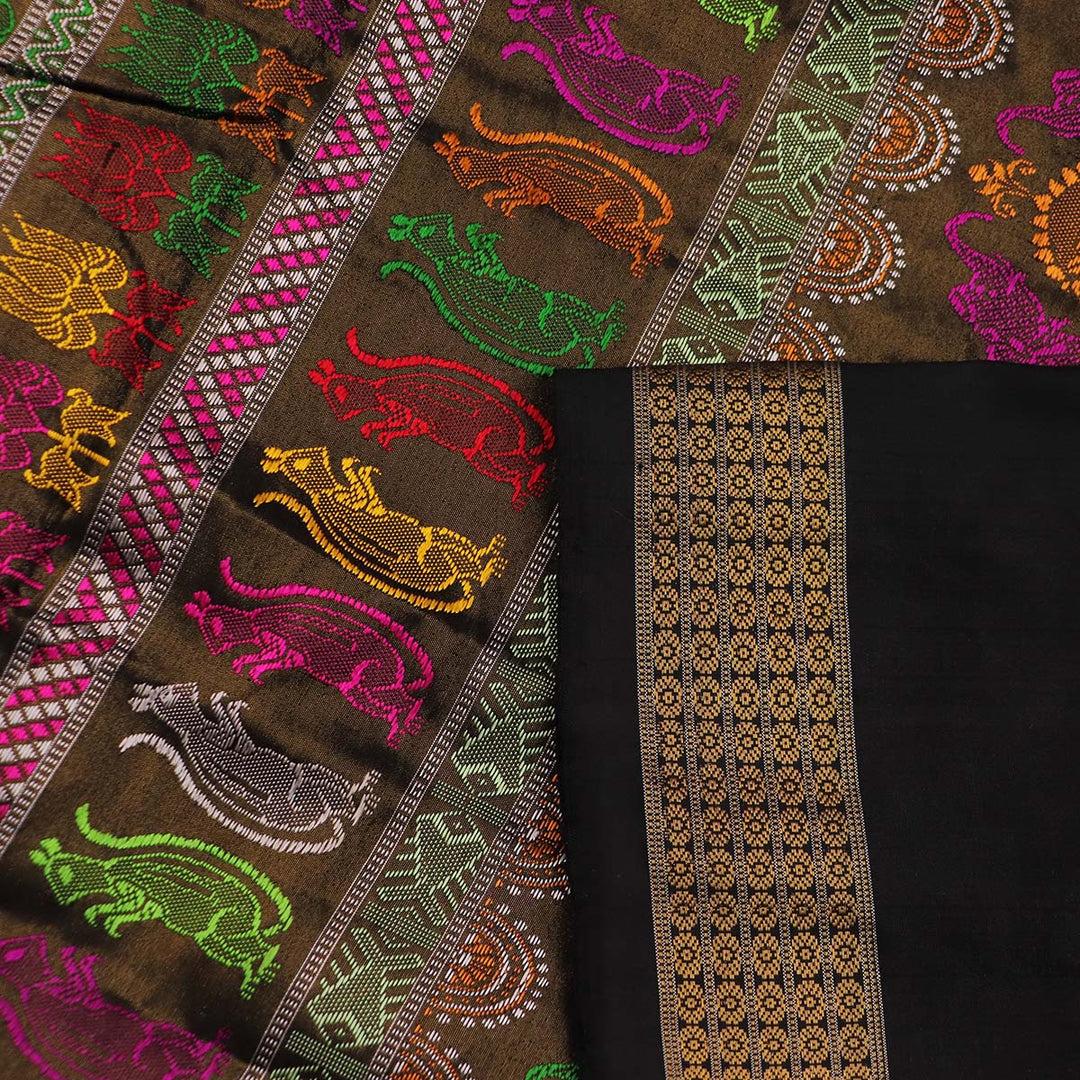 Handloom Silk Bomkai Saree