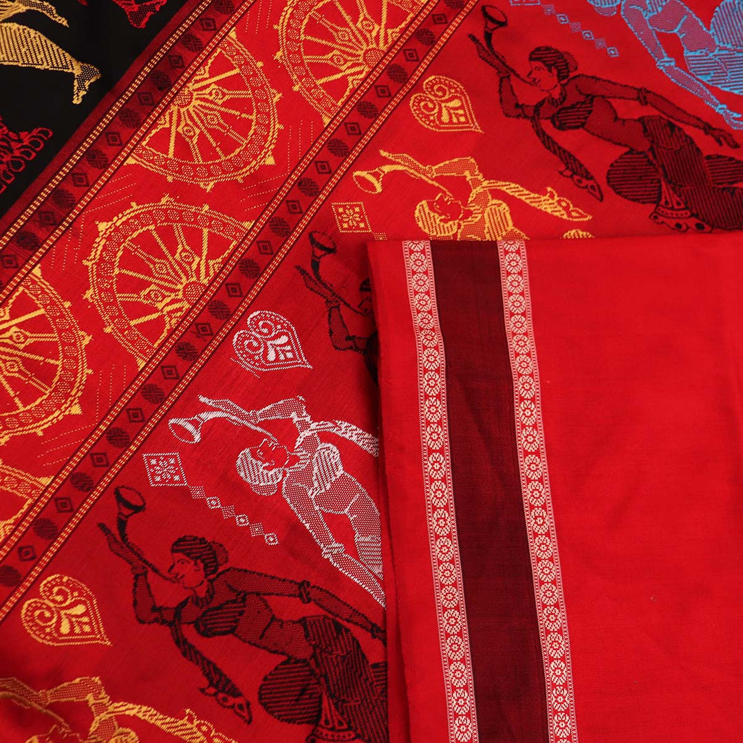 Handloom Silk Bomkai Saree