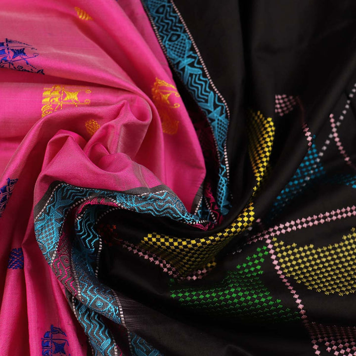 Handloom Silk Bomkai Saree