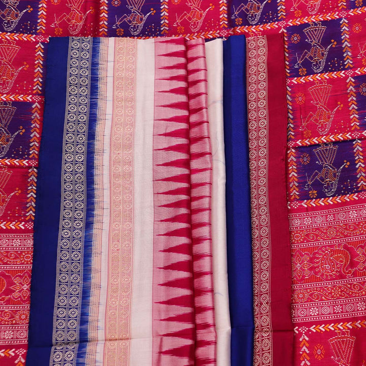 Handloom Silk Bomkai Saree