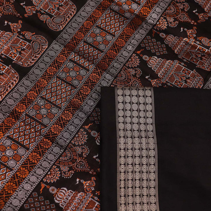 Handloom Silk Bomkai Saree