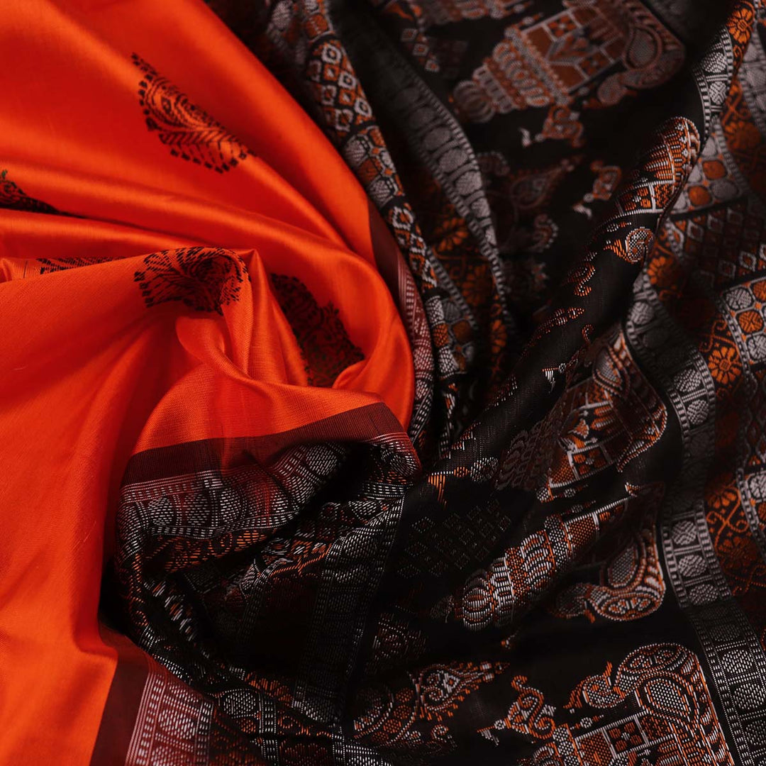 Handloom Silk Bomkai Saree