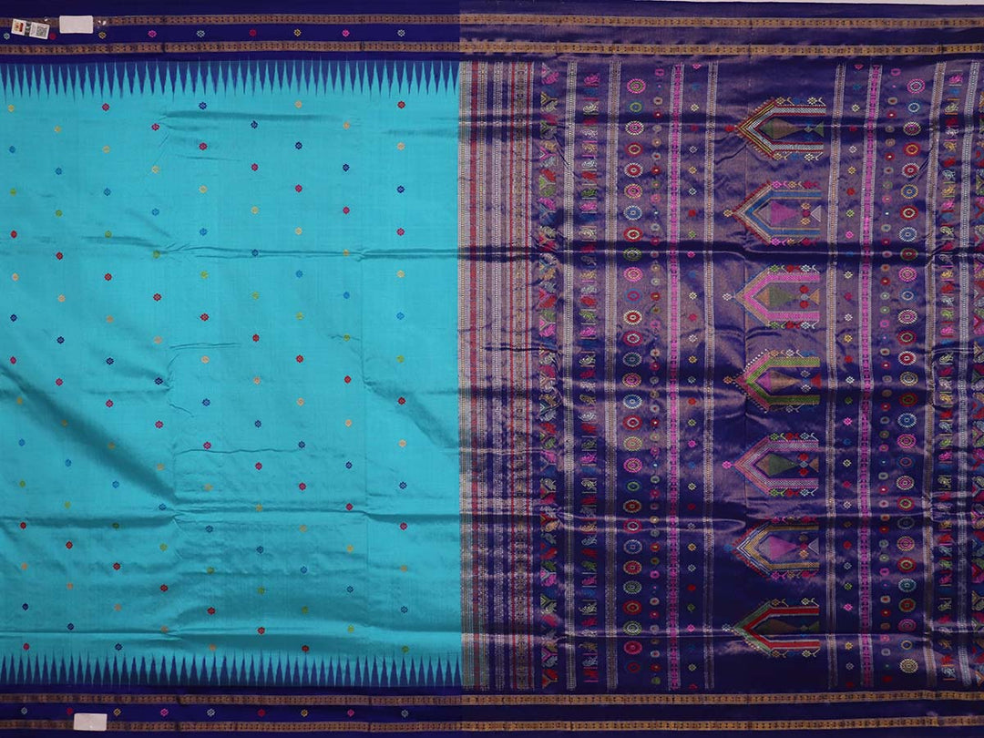 Handloom Sambalpuri Tissue Silk Saree