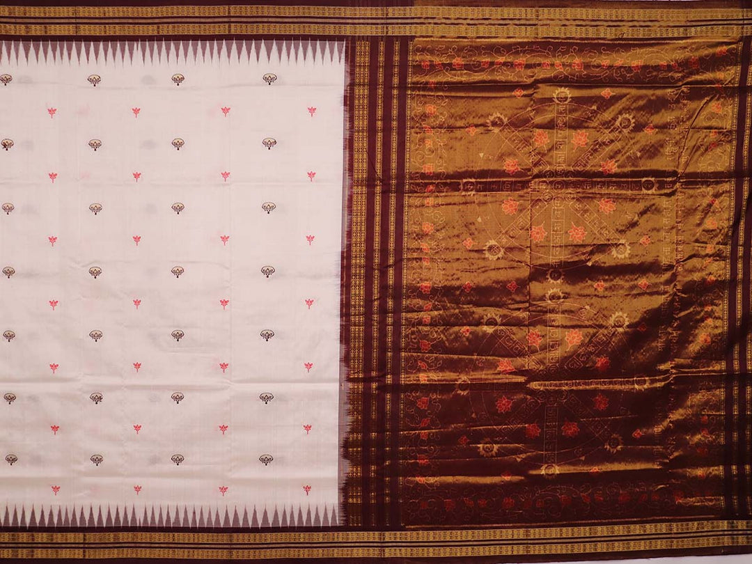 Handloom Sambalpuri Tissue Silk Saree