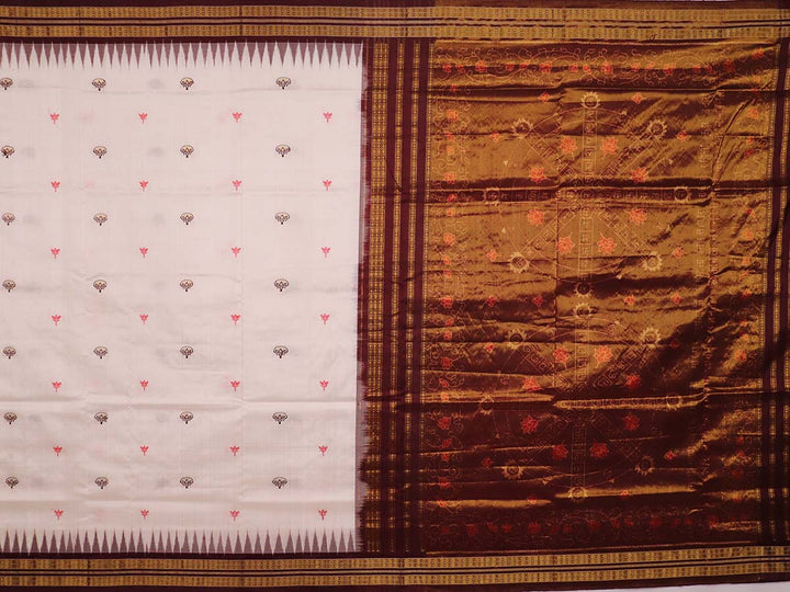 Handloom Sambalpuri Tissue Silk Saree