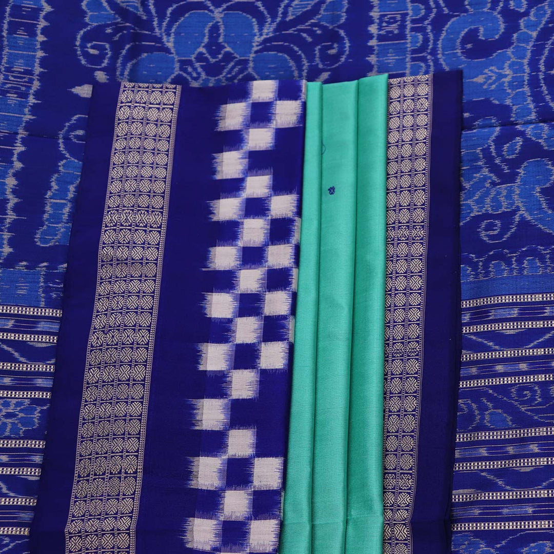 ସମ୍ବଲପୁରୀ ହ୍ୟାଣ୍ଡଲୁମ୍ ରେଶମ ସାରୀ - ବିଳାସପୂର୍ଣ୍ଣ ପାଟା |