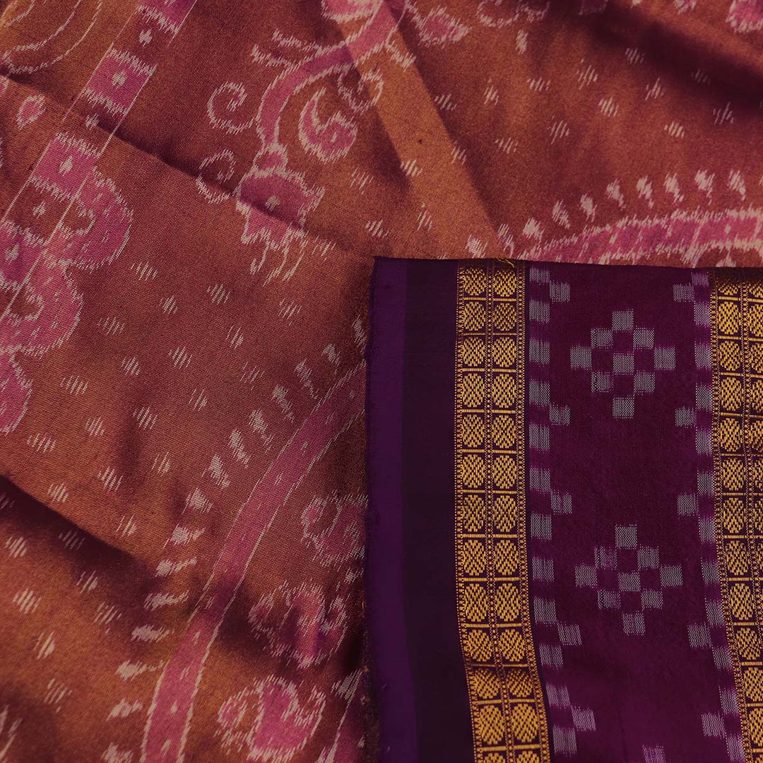 Handloom Sambalpuri Tissue Silk Saree