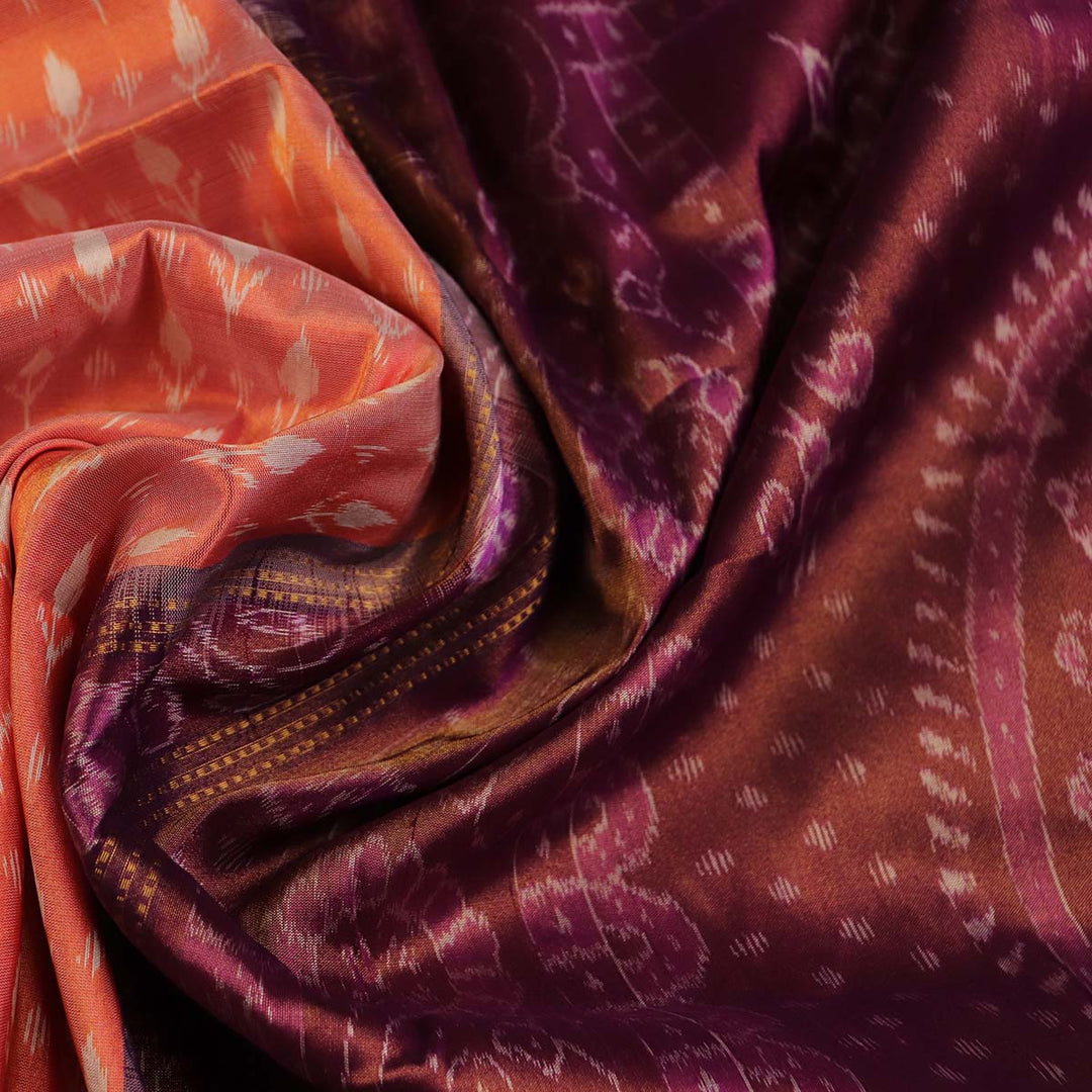 Handloom Sambalpuri Tissue Silk Saree