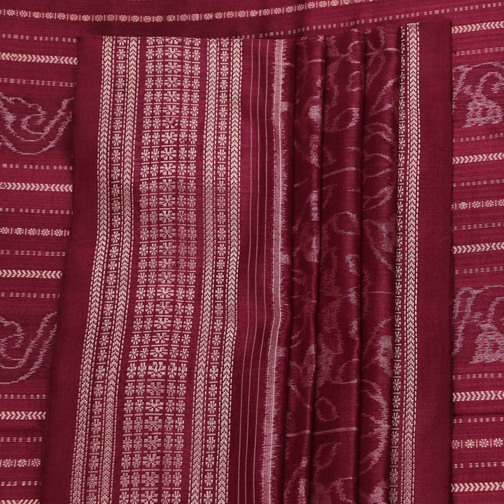 Sambalpuri Handloom Silk Saree - Luxurious Pata