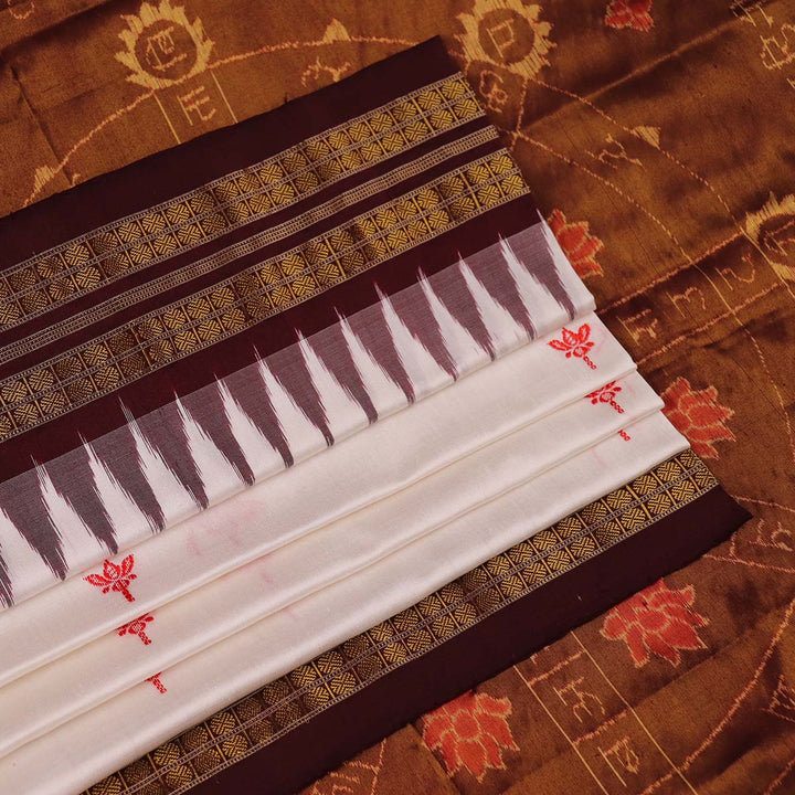 Handloom Sambalpuri Tissue Silk Saree