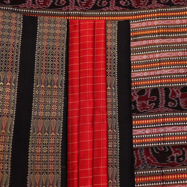 Sambalpuri Handloom Silk Saree - Luxurious Pata