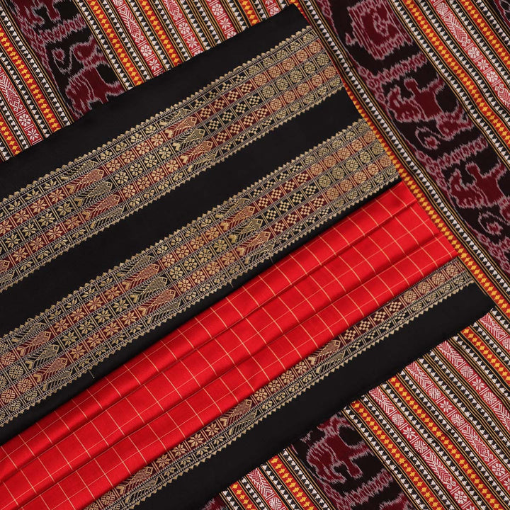 Sambalpuri Handloom Silk Saree - Luxurious Pata