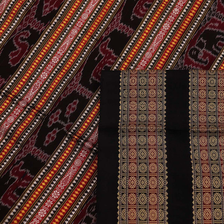 Sambalpuri Handloom Silk Saree - Luxurious Pata