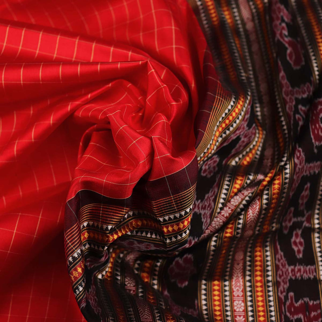 Sambalpuri Handloom Silk Saree - Luxurious Pata