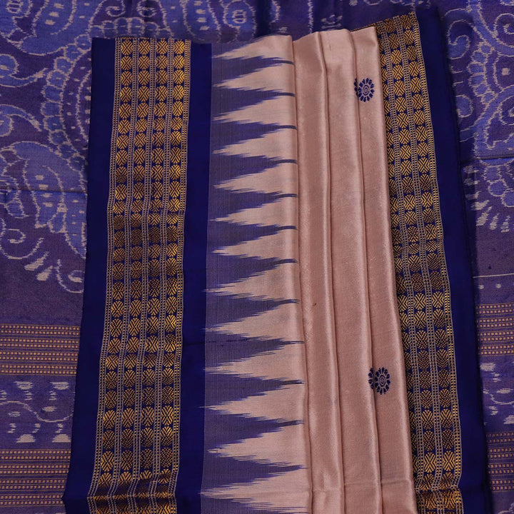 Handloom Sambalpuri Tissue Silk Saree