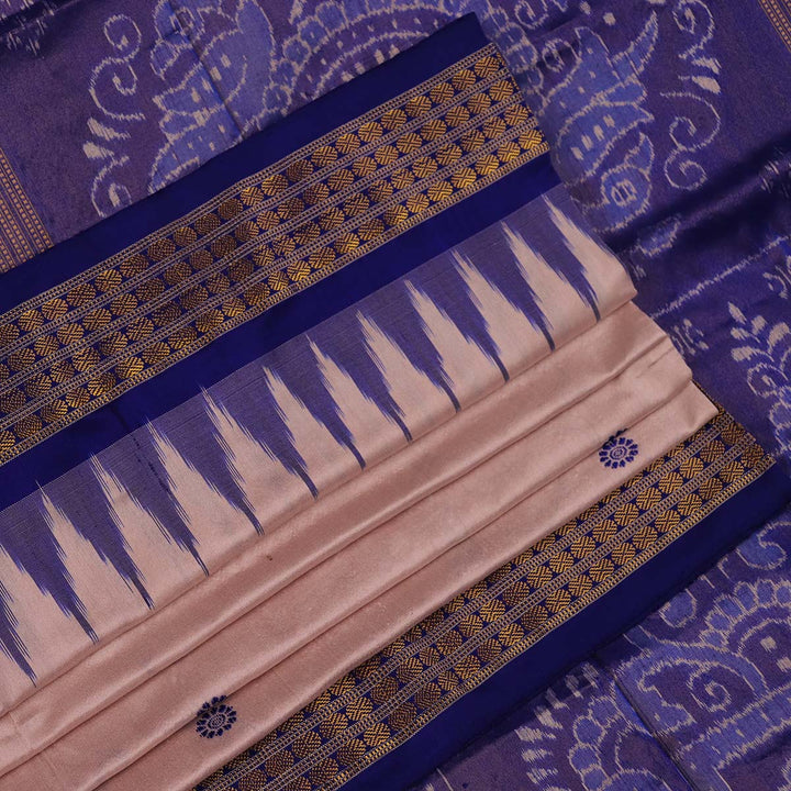 Handloom Sambalpuri Tissue Silk Saree