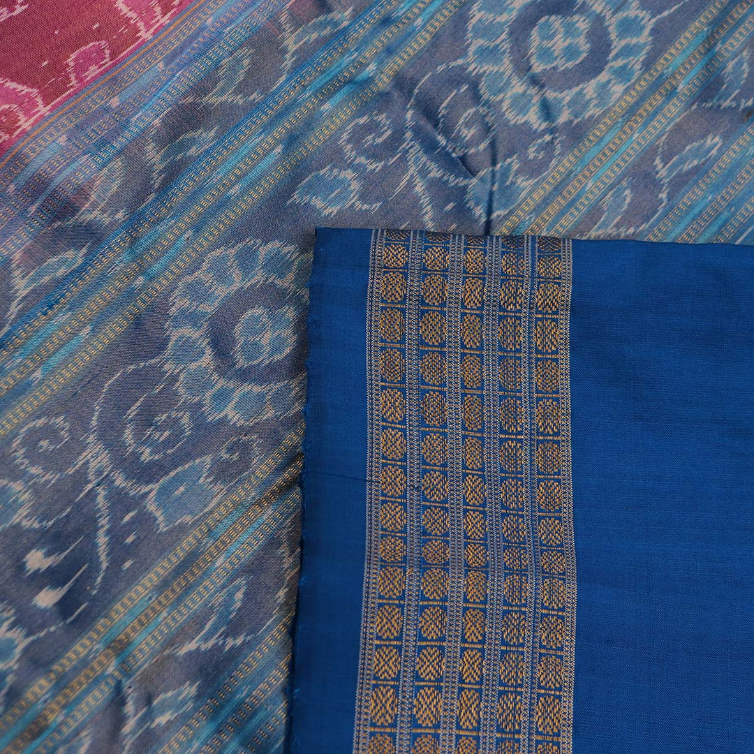 Handloom Sambalpuri Tissue Silk Saree