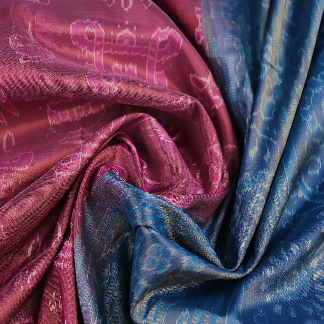 Handloom Sambalpuri Tissue Silk Saree