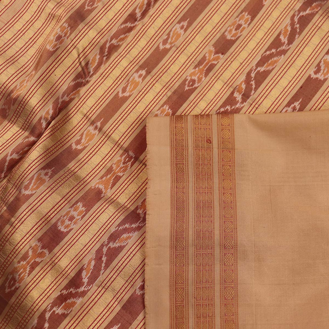 Handloom Sambalpuri Tissue Silk Saree