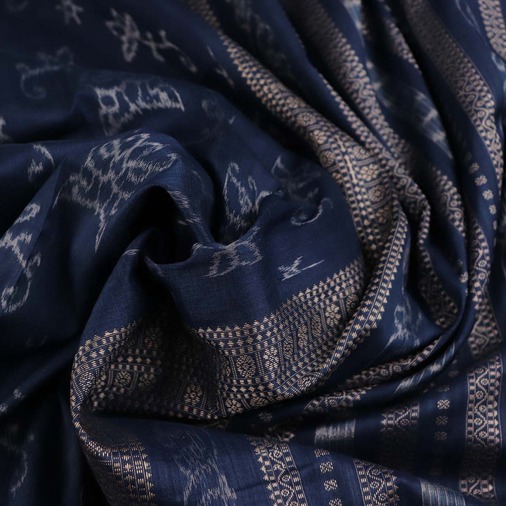 Sambalpuri Handloom Silk Saree - Luxurious Pata